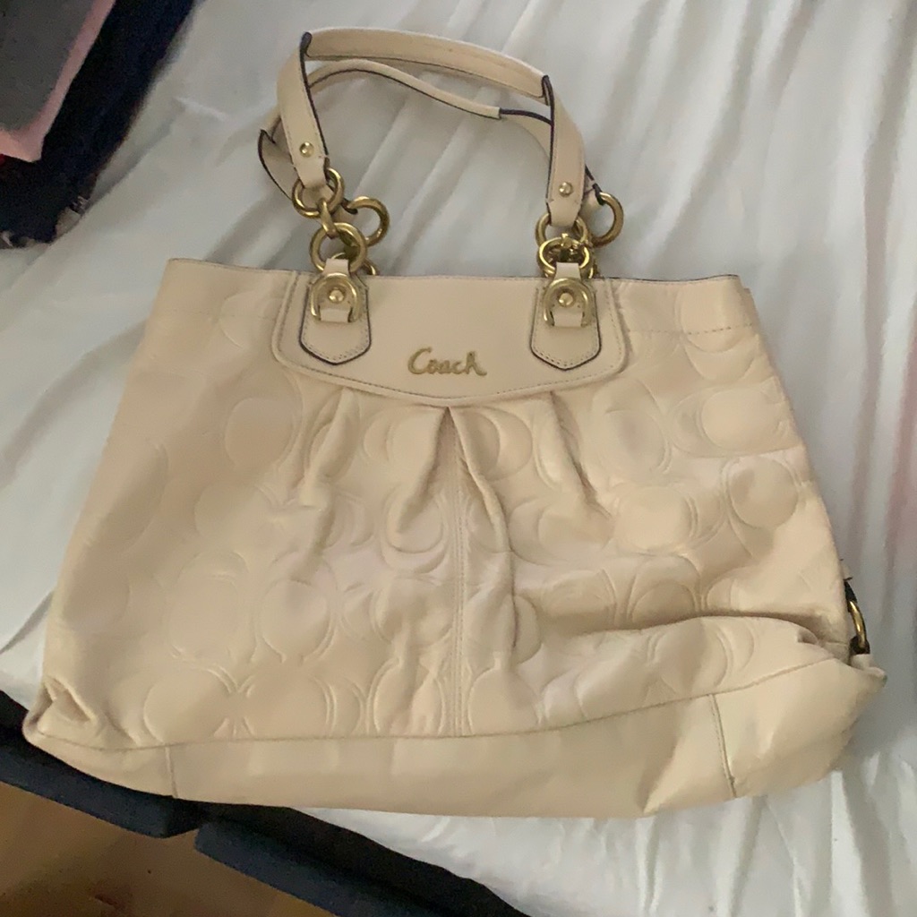 Coach Textured Shoulder Bag